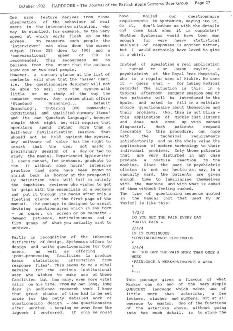 Hardcore Volume 2 No. 5 1982 10 BASUG GB — page 27