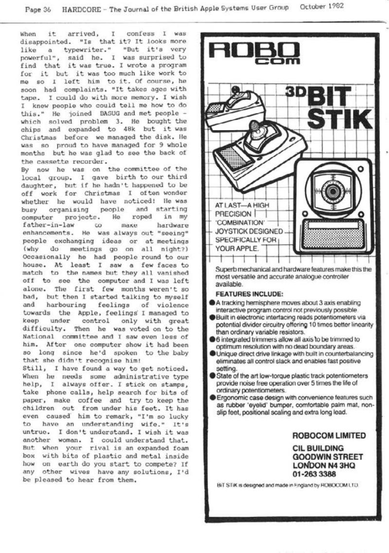 Hardcore Volume 2 No. 5 1982 10 BASUG GB — page 36