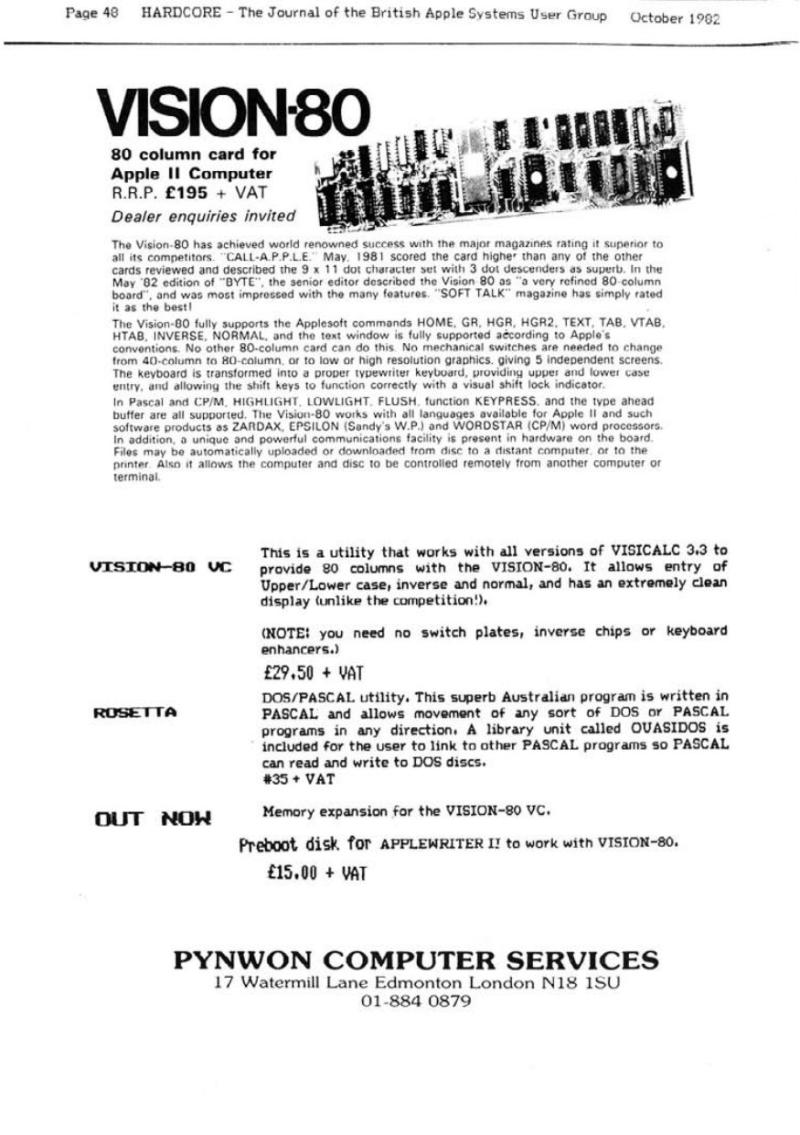 Hardcore Volume 2 No. 5 1982 10 BASUG GB — page 48
