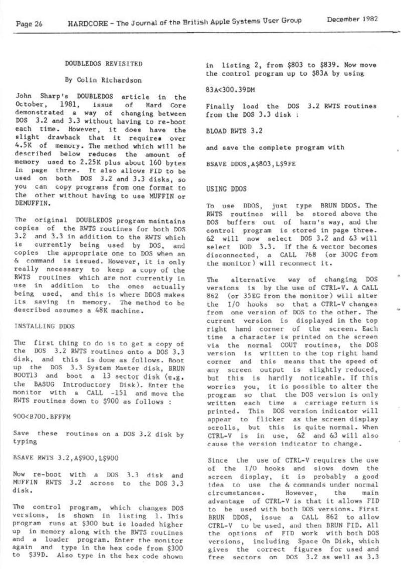 Hardcore Volume 2 No. 6 1982 12 BASUG GB — page 26
