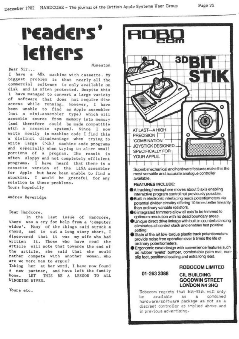 Hardcore Volume 2 No. 6 1982 12 BASUG GB — page 35