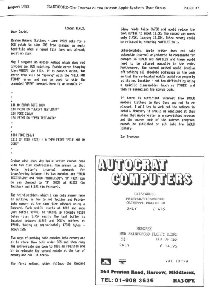 Hardcore Volume 2 No. 6 1982 12 BASUG GB — page 37