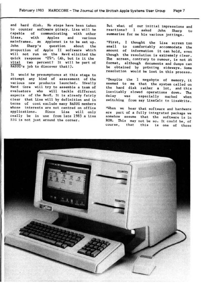 Hardcore Volume 3 No. 1 1983 02 BASUG GB — page 7