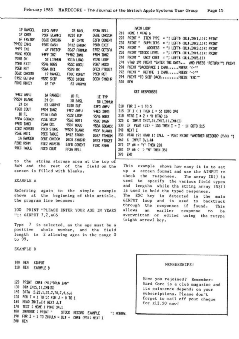 Hardcore Volume 3 No. 1 1983 02 BASUG GB — page 15
