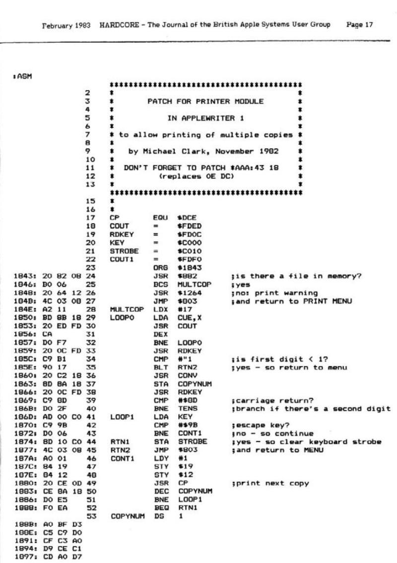 Hardcore Volume 3 No. 1 1983 02 BASUG GB — page 17