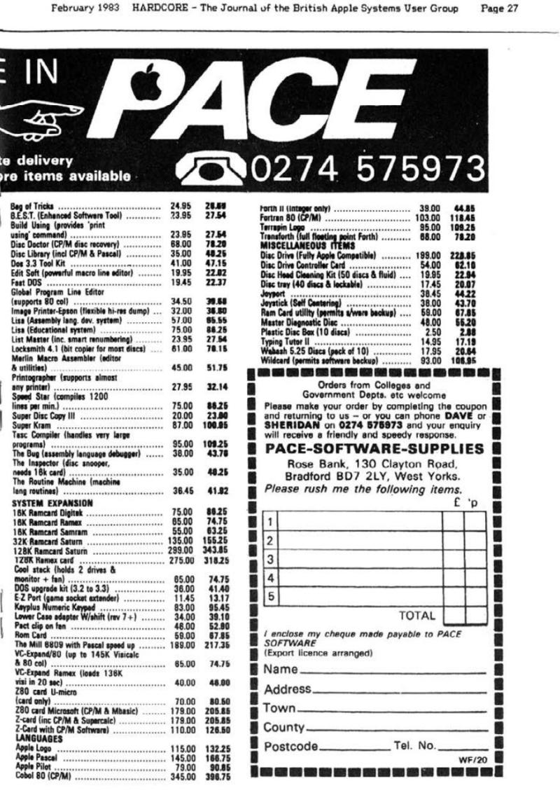 Hardcore Volume 3 No. 1 1983 02 BASUG GB — page 27