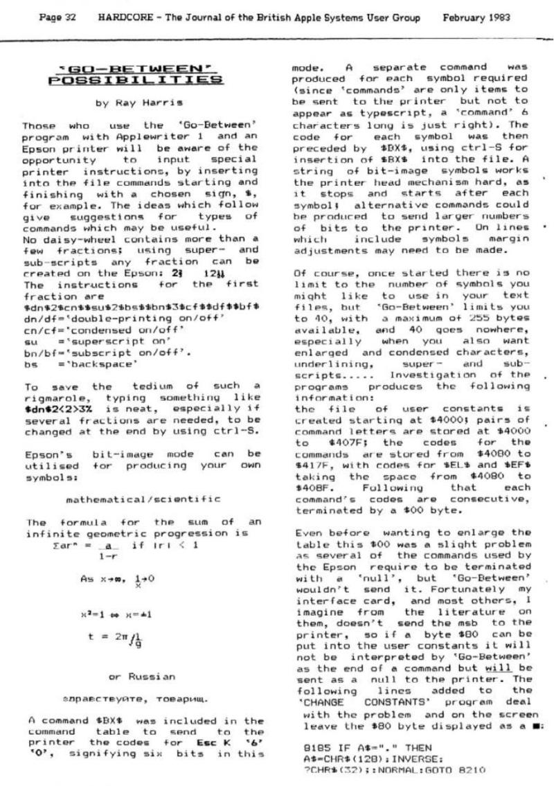 Hardcore Volume 3 No. 1 1983 02 BASUG GB — page 32