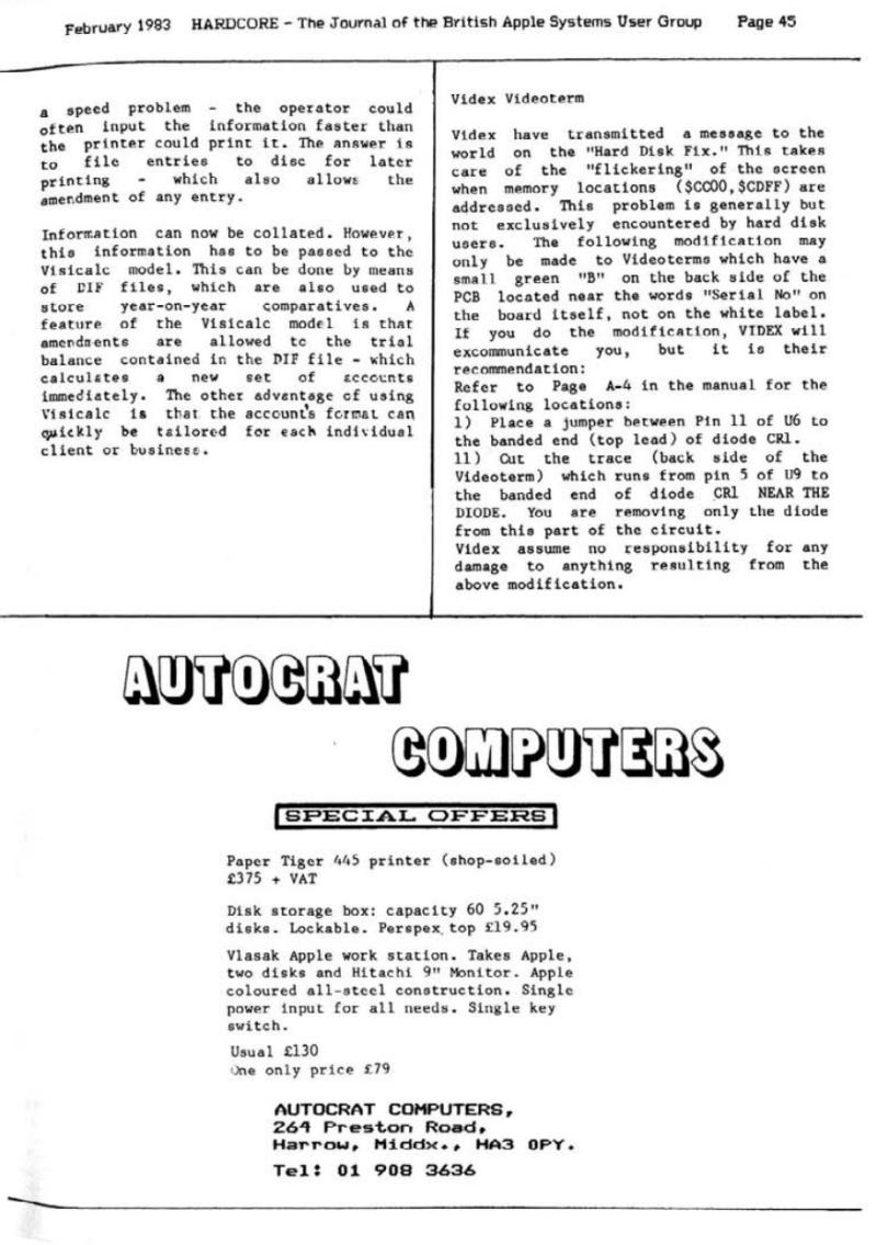 Hardcore Volume 3 No. 1 1983 02 BASUG GB — page 45