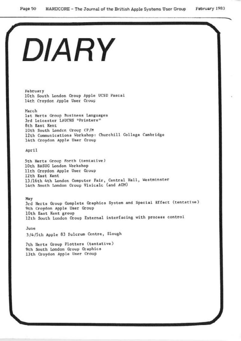 Hardcore Volume 3 No. 1 1983 02 BASUG GB — page 50