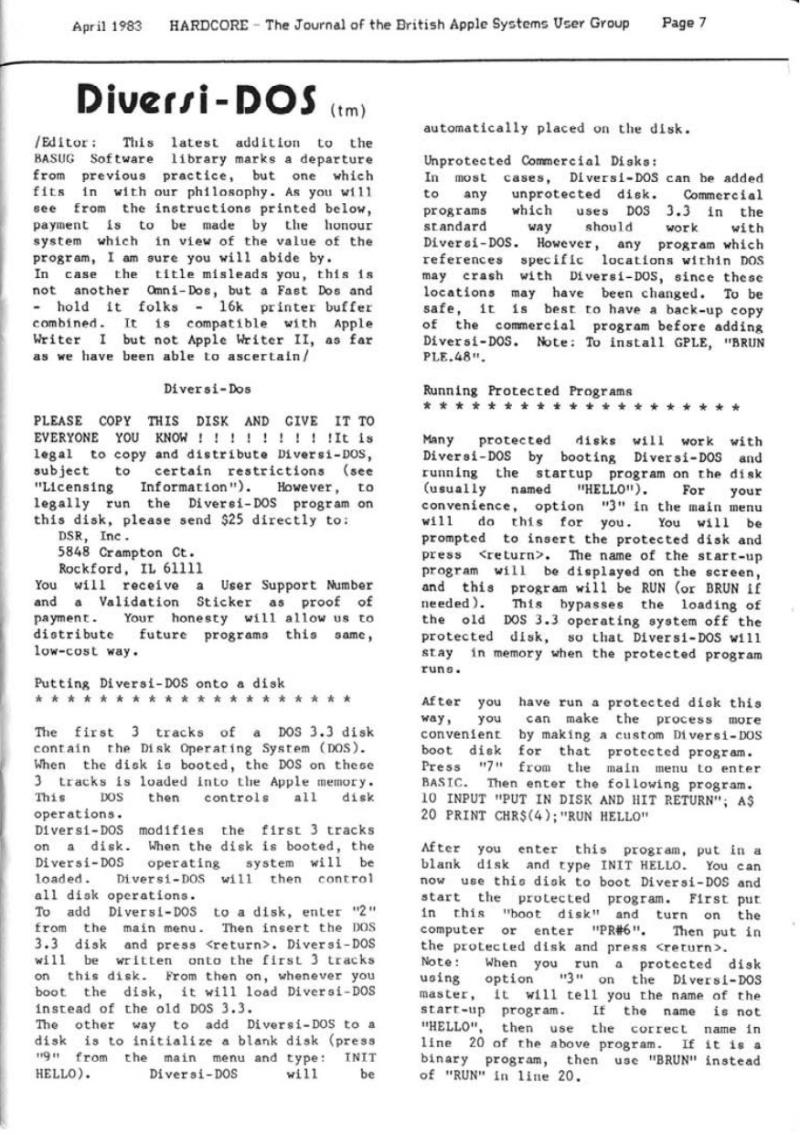Hardcore Volume 3 No. 2 1983 04 BASUG GB — page 7