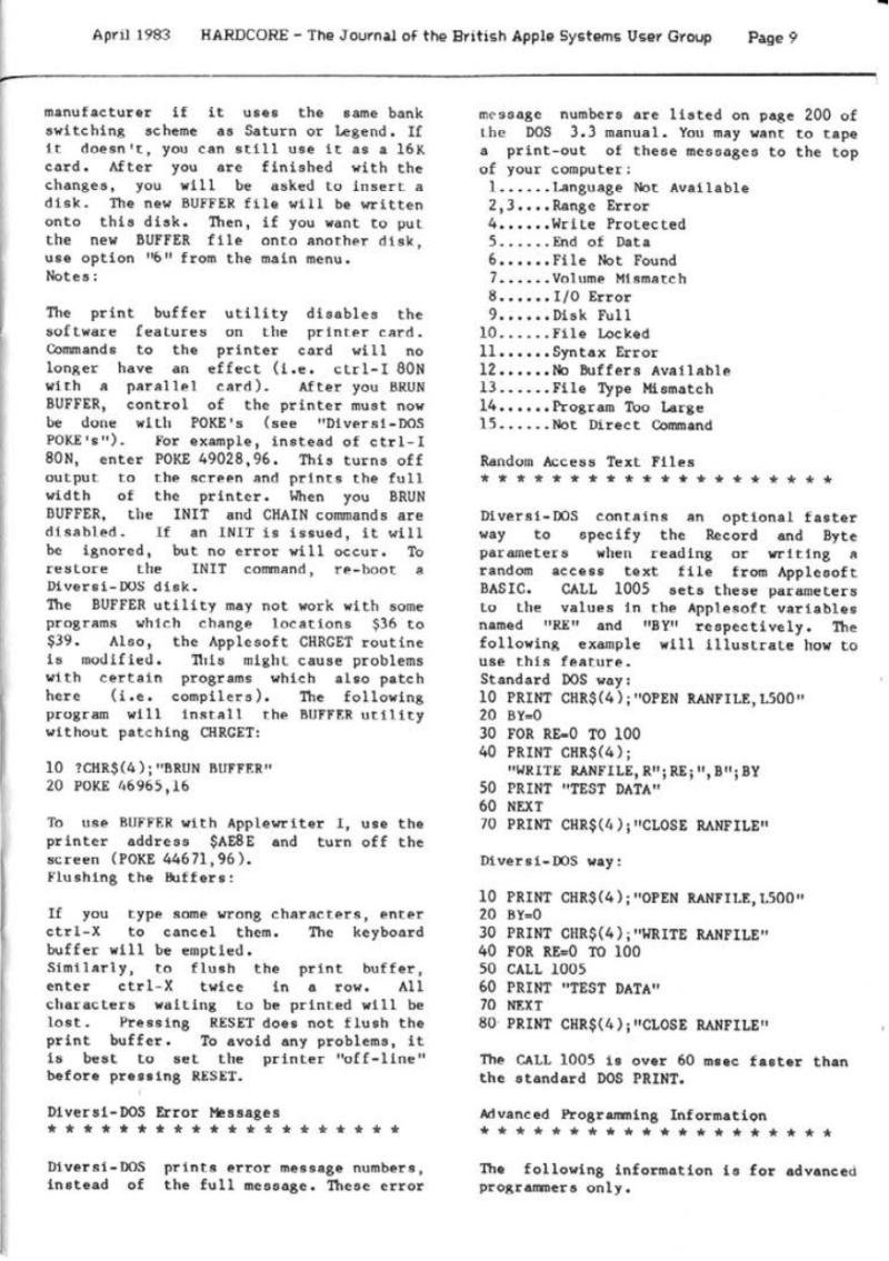 Hardcore Volume 3 No. 2 1983 04 BASUG GB — page 9