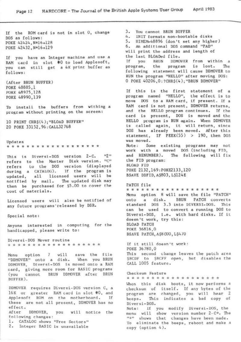 Hardcore Volume 3 No. 2 1983 04 BASUG GB — page 12