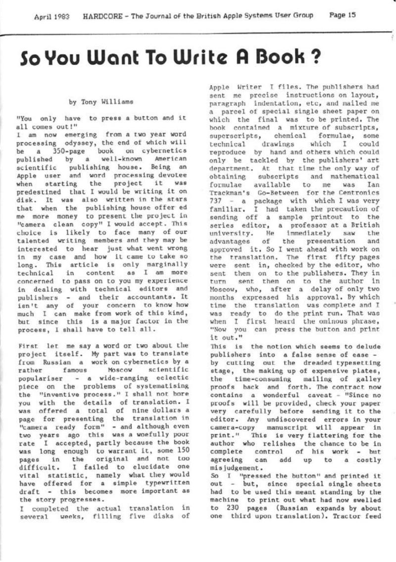 Hardcore Volume 3 No. 2 1983 04 BASUG GB — page 15