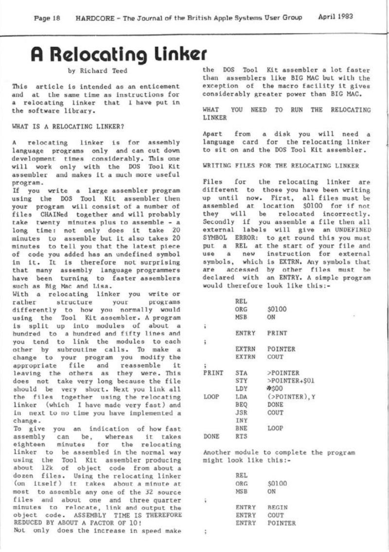 Hardcore Volume 3 No. 2 1983 04 BASUG GB — page 18