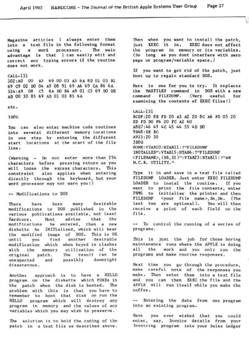 Hardcore Volume 3 No. 2 1983 04 BASUG GB — page 27