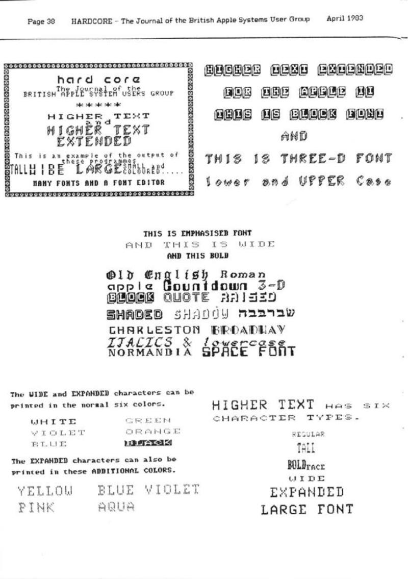 Hardcore Volume 3 No. 2 1983 04 BASUG GB — page 38