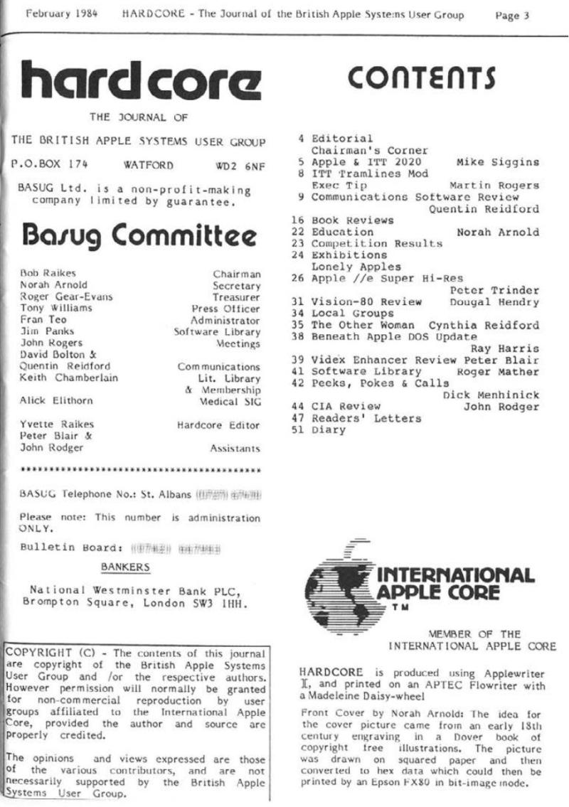 Hardcore Volume 4 No. 1 1984 02 BASUG GB — page 3