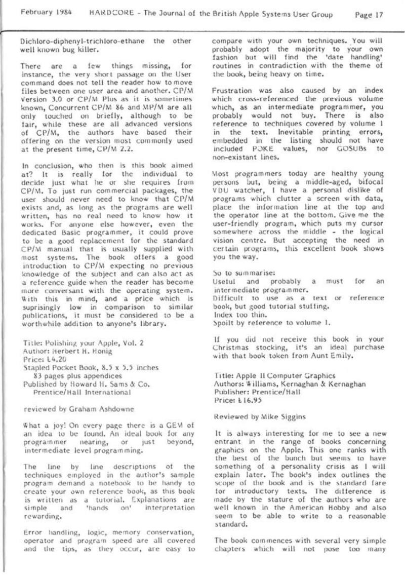 Hardcore Volume 4 No. 1 1984 02 BASUG GB — page 17