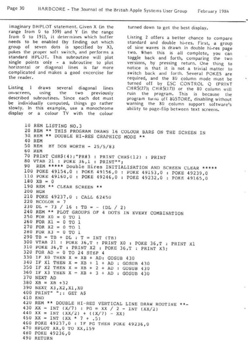 Hardcore Volume 4 No. 1 1984 02 BASUG GB — page 30
