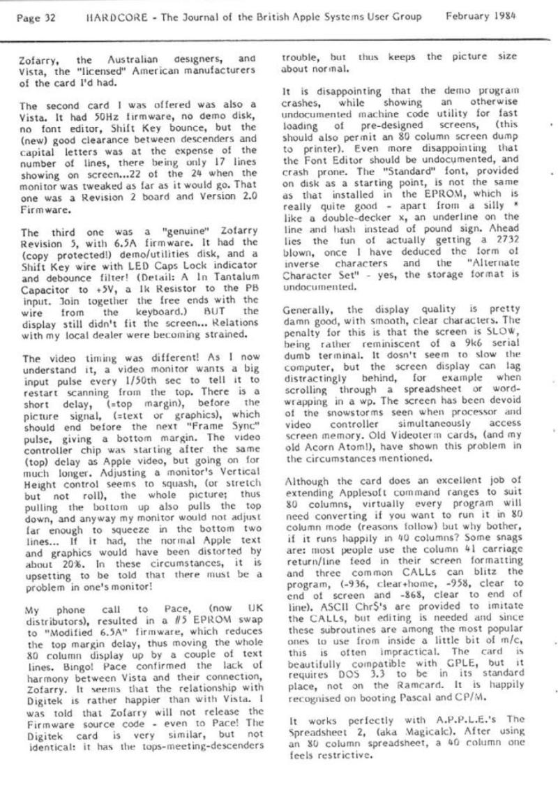 Hardcore Volume 4 No. 1 1984 02 BASUG GB — page 32