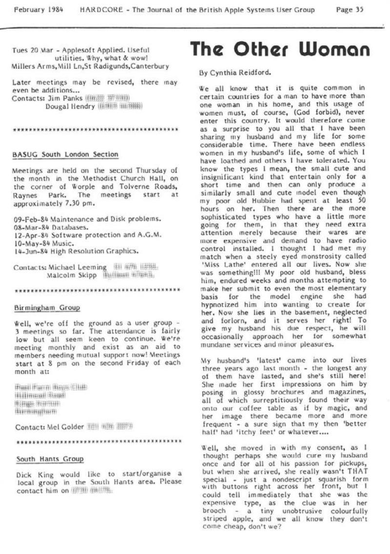 Hardcore Volume 4 No. 1 1984 02 BASUG GB — page 35