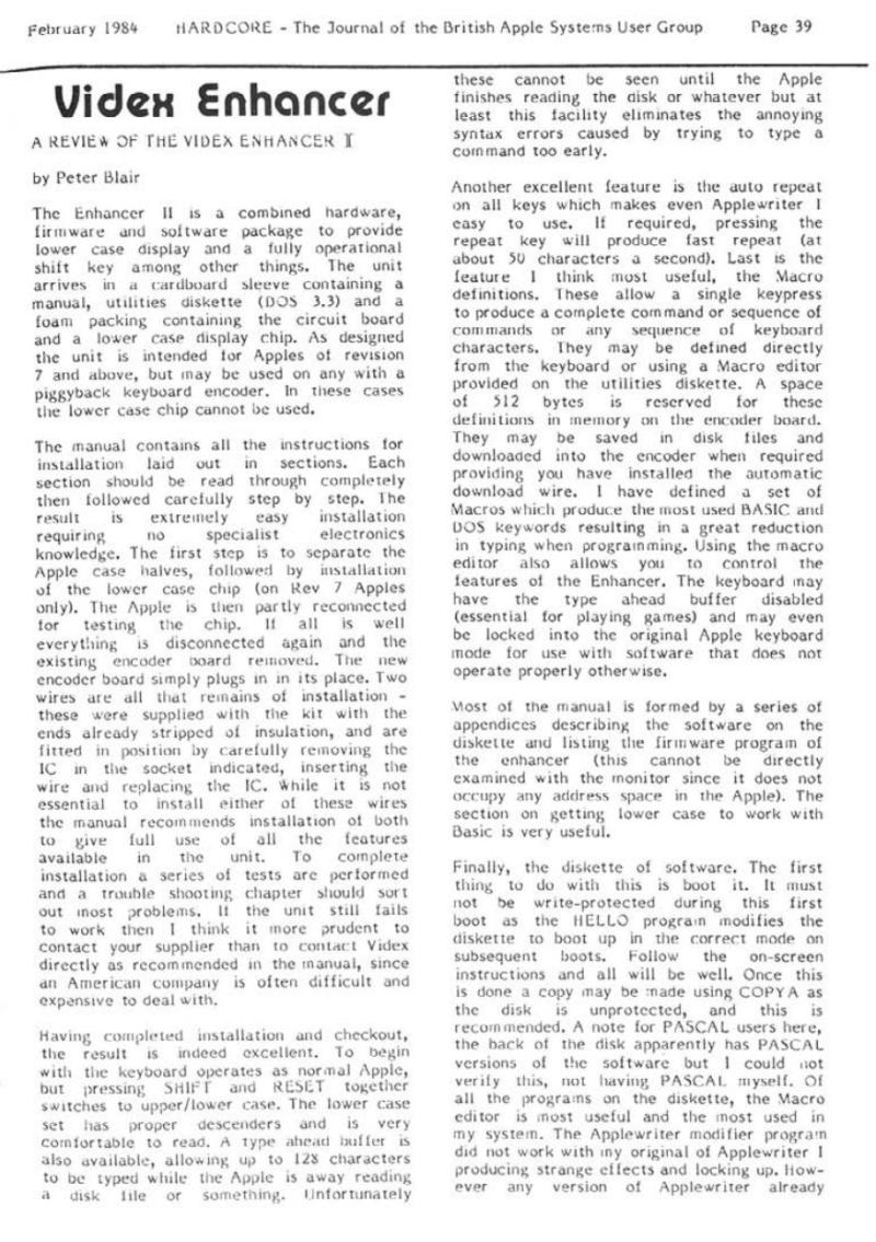 Hardcore Volume 4 No. 1 1984 02 BASUG GB — page 39