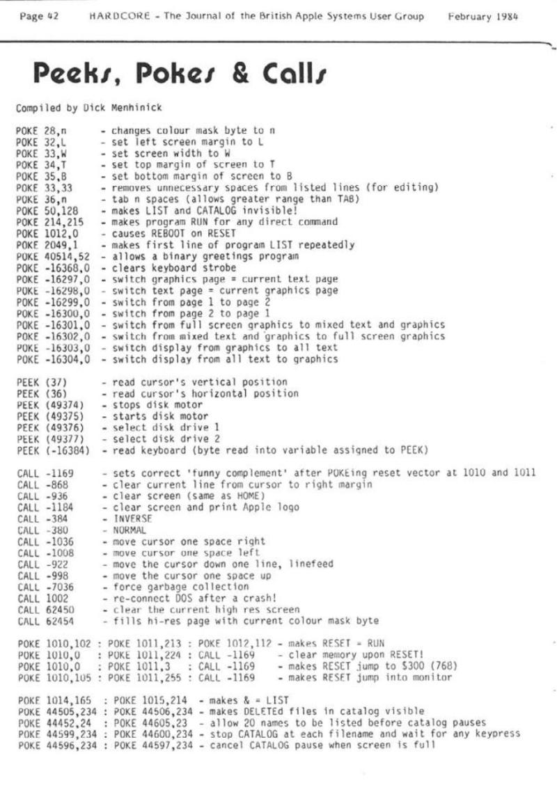 Hardcore Volume 4 No. 1 1984 02 BASUG GB — page 42
