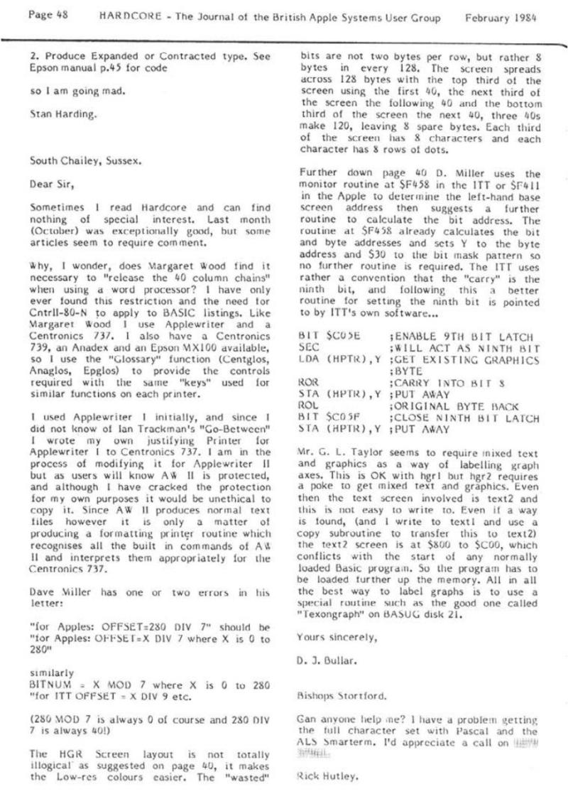 Hardcore Volume 4 No. 1 1984 02 BASUG GB — page 48