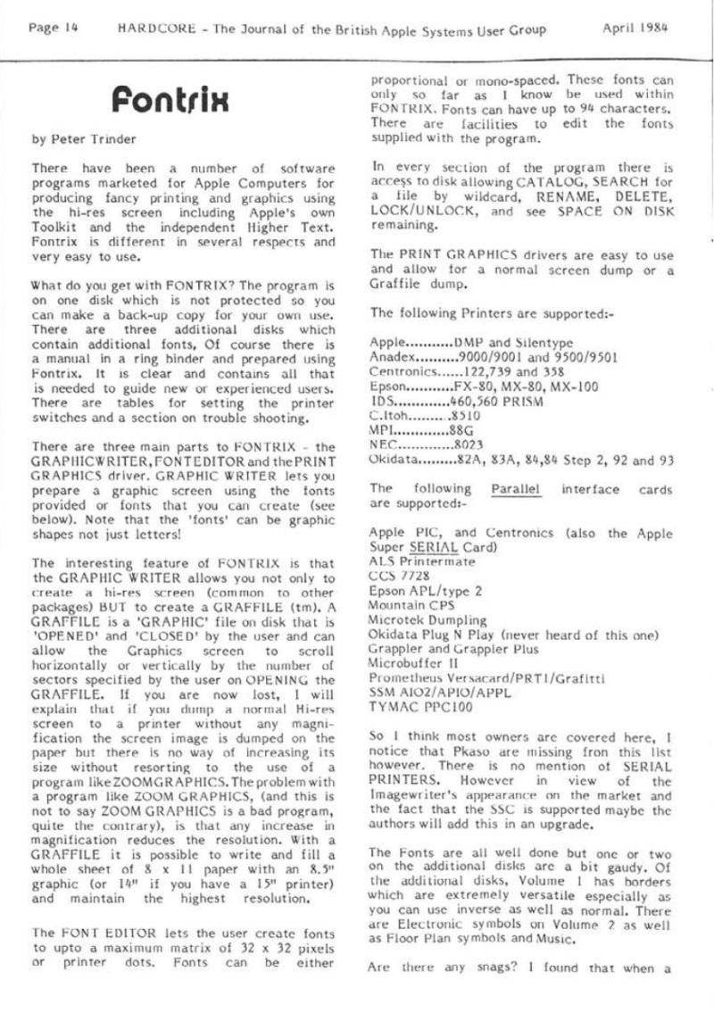Hardcore Volume 4 No. 2 1984 04 BASUG GB — page 14