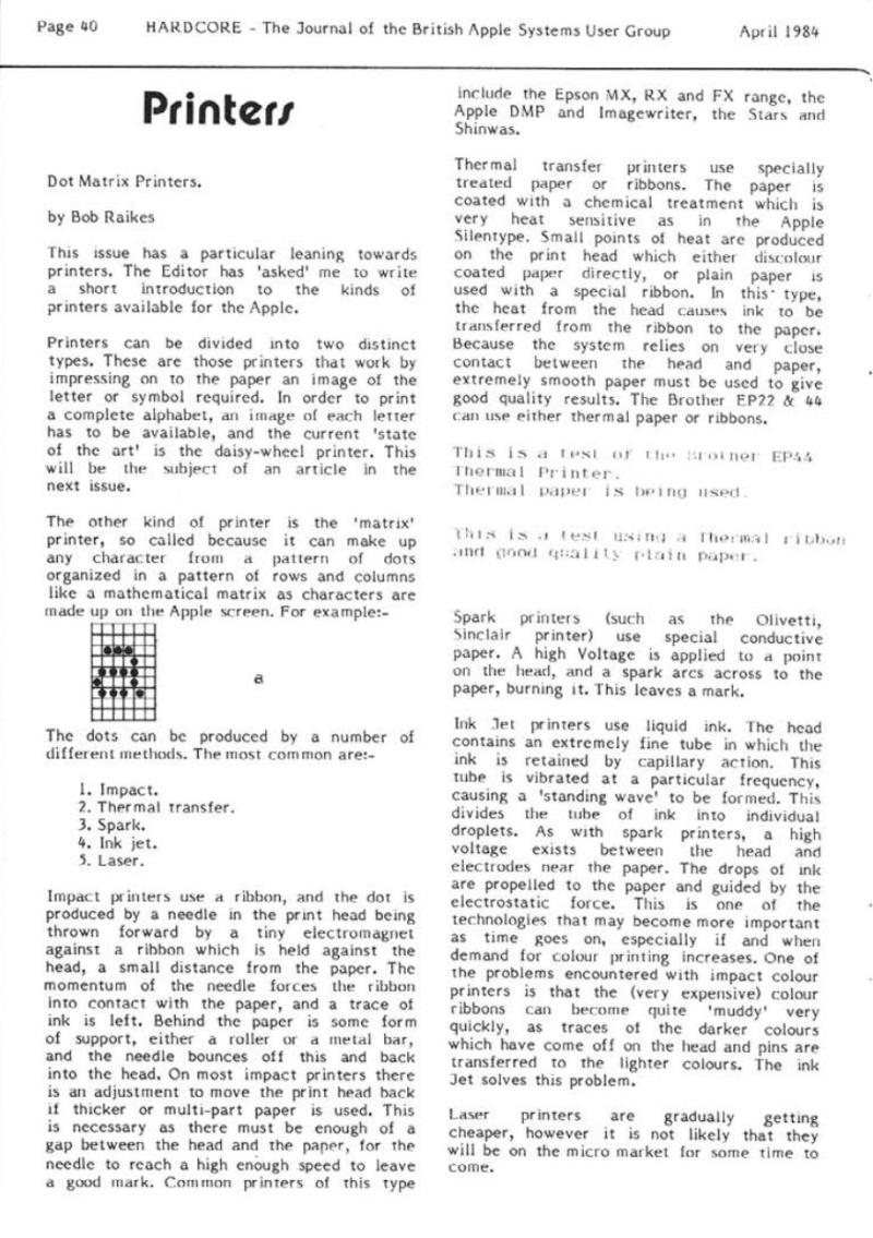 Hardcore Volume 4 No. 2 1984 04 BASUG GB — page 40