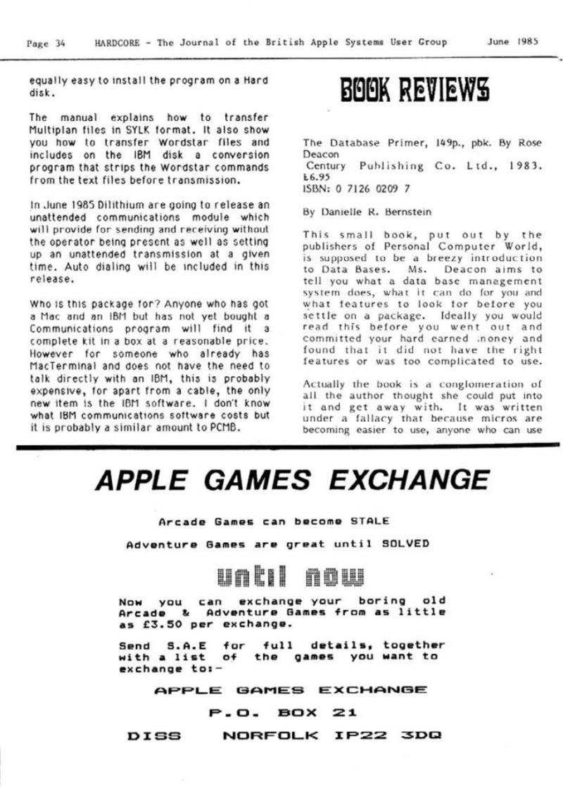 Hardcore Volume 5 No. 3 1985 06 BASUG GB — page 34