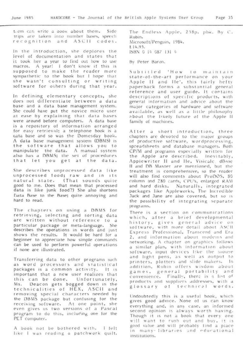 Hardcore Volume 5 No. 3 1985 06 BASUG GB — page 35