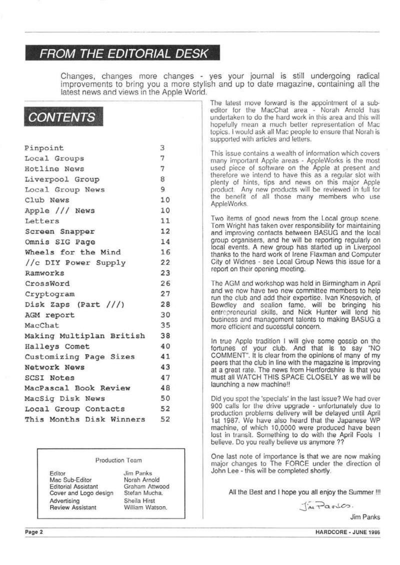 Hardcore Volume 6 No. 3 1986 06 BASUG GB — page 4
