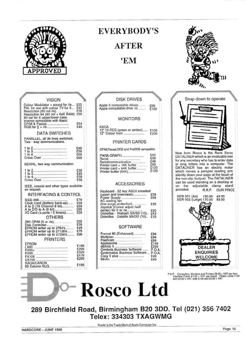 Hardcore Volume 6 No. 3 1986 06 BASUG GB — page 17