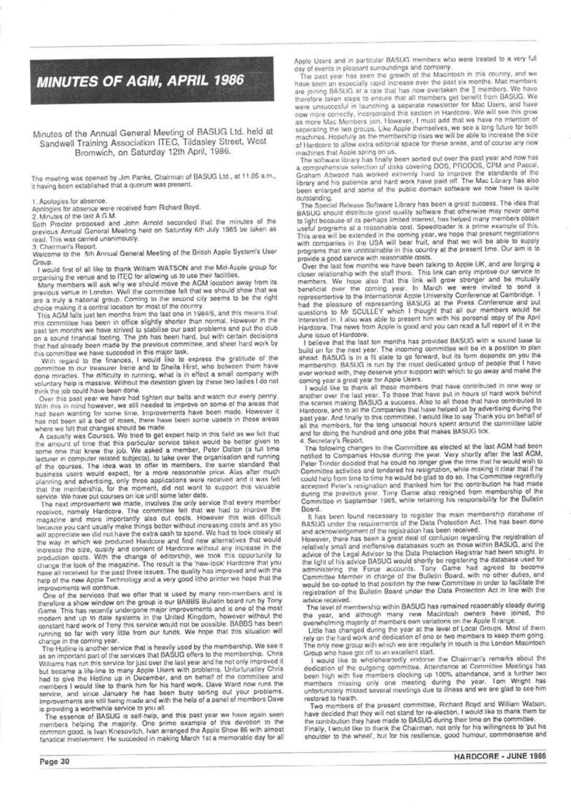 Hardcore Volume 6 No. 3 1986 06 BASUG GB — page 32