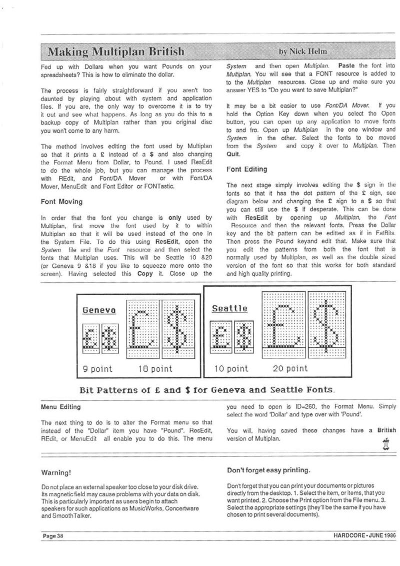 Hardcore Volume 6 No. 3 1986 06 BASUG GB — page 40