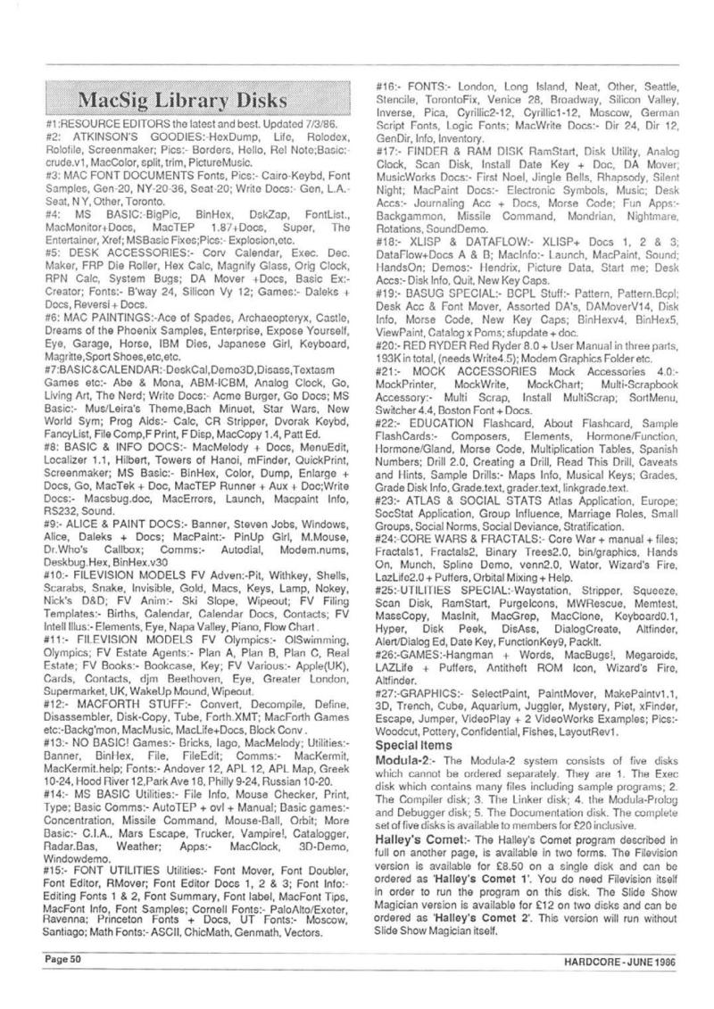 Hardcore Volume 6 No. 3 1986 06 BASUG GB — page 52