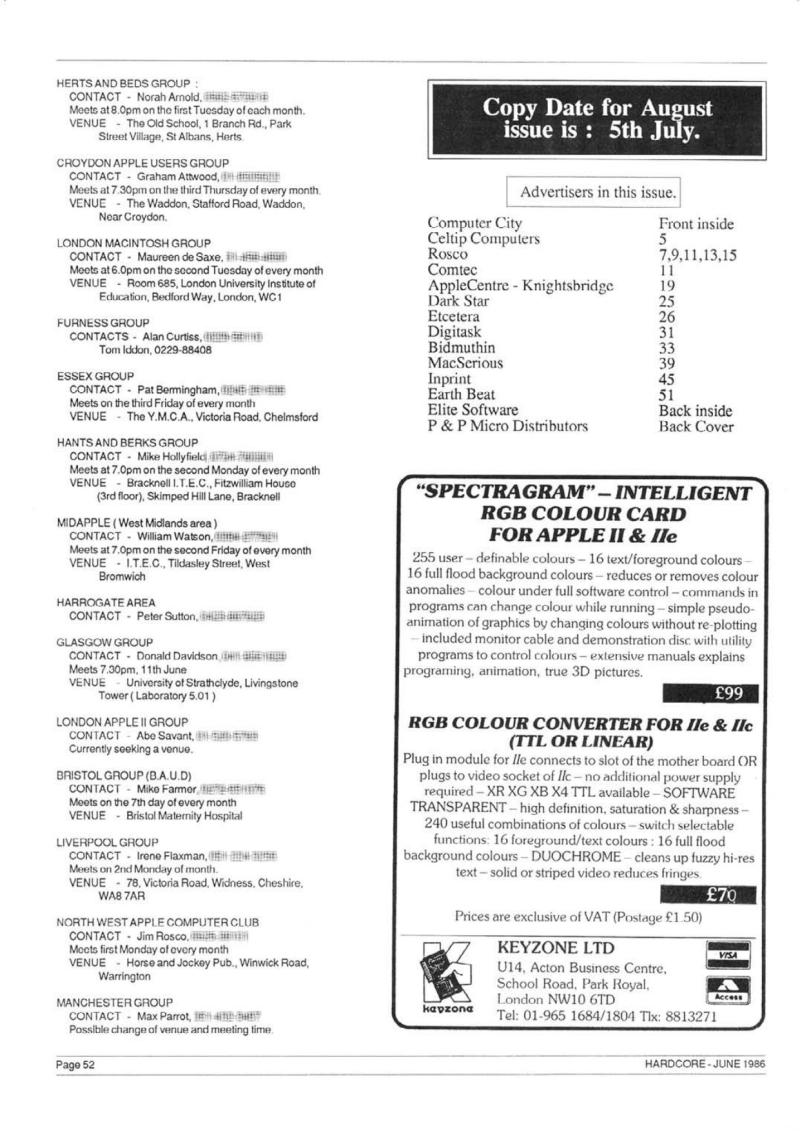 Hardcore Volume 6 No. 3 1986 06 BASUG GB — page 54