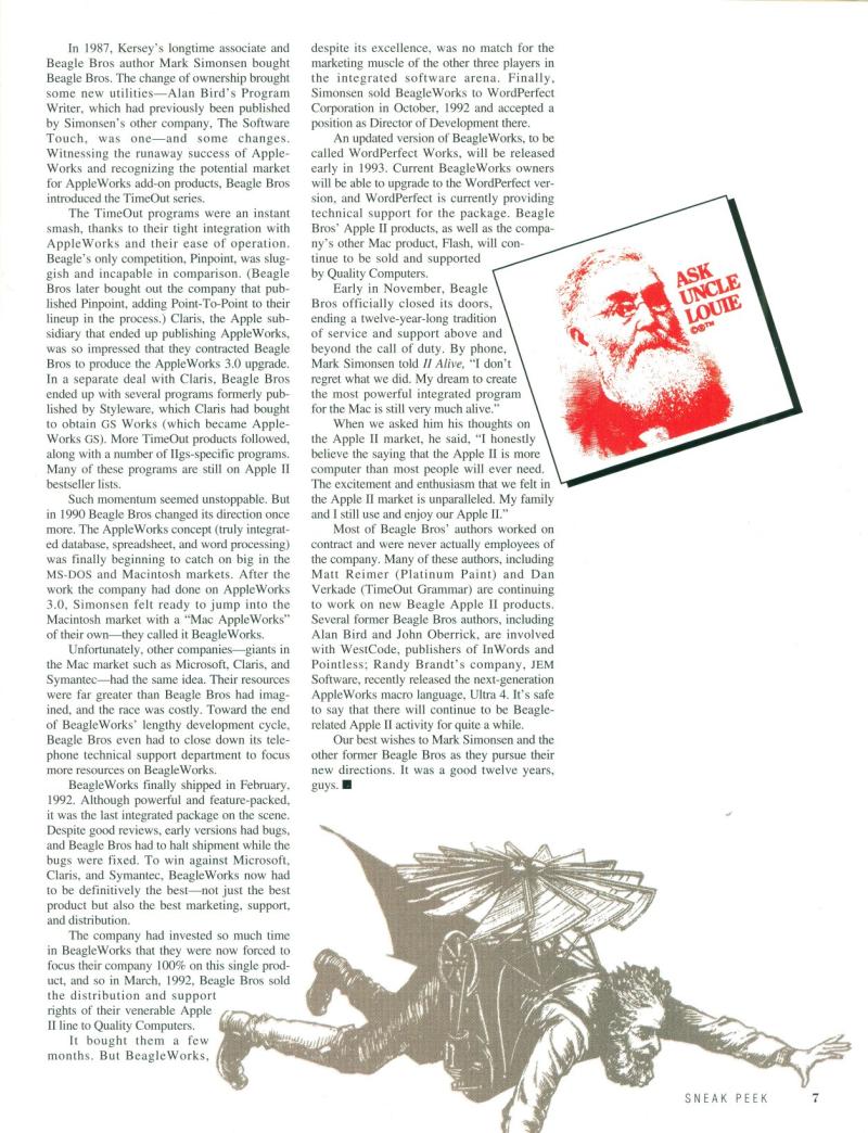 II ALIVE Sneak Peek Preview Issue 1993 — page 7