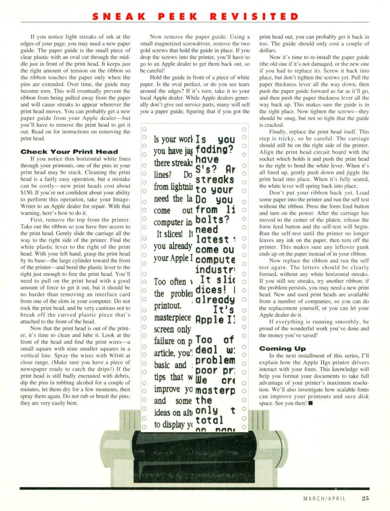 II ALIVE Vol 1 No 01 MAR APR 1993 — page 25
