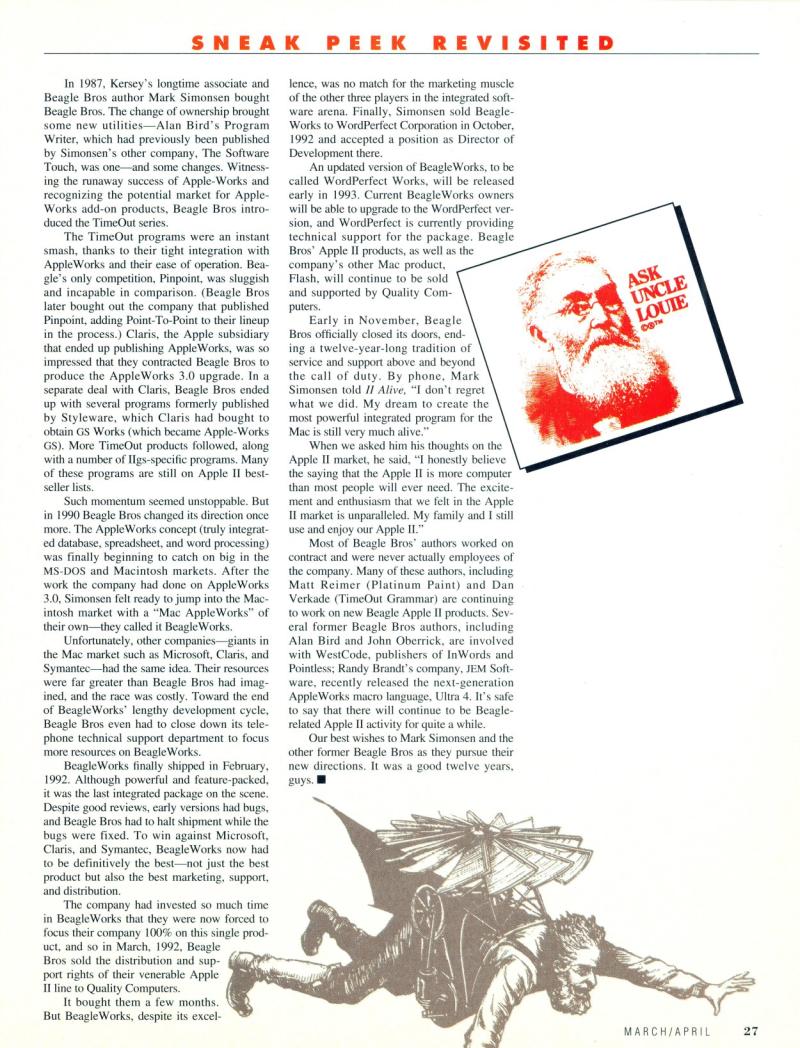 II ALIVE Vol 1 No 01 MAR APR 1993 — page 27