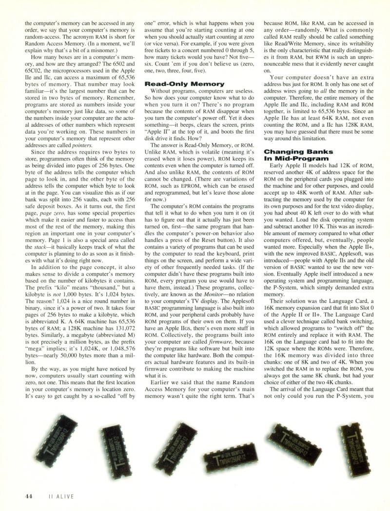 II ALIVE Vol 1 No 01 MAR APR 1993 — page 44