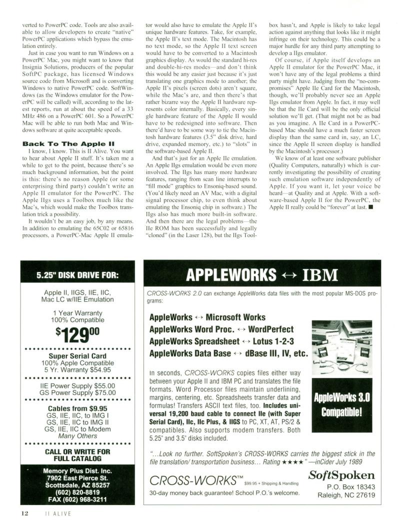 II ALIVE Vol 1 No 06 JAN FEB 1994 — page 14