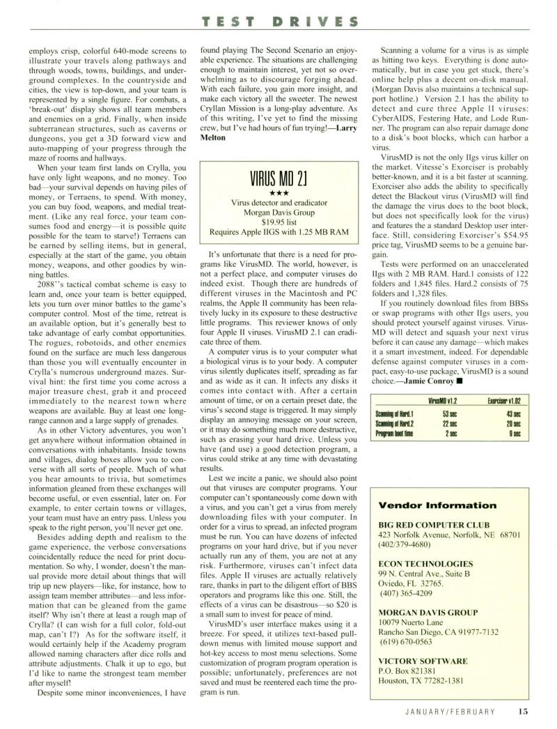 II ALIVE Vol 1 No 06 JAN FEB 1994 — page 17