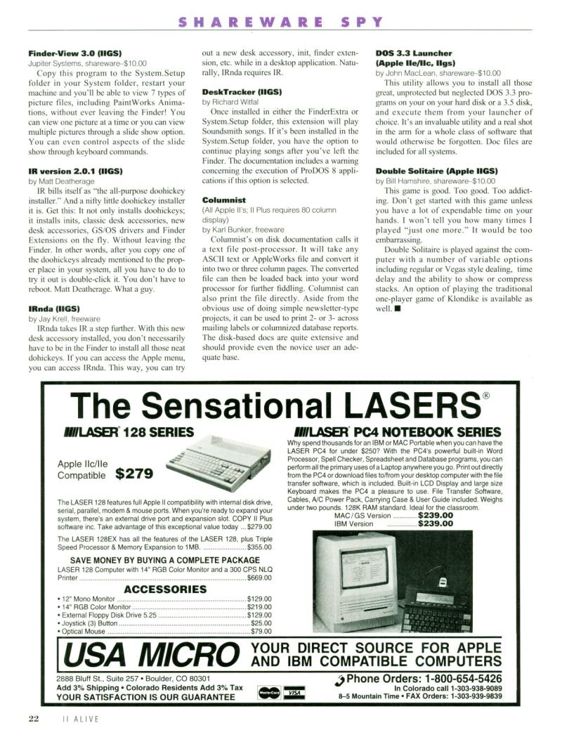 II ALIVE Vol 1 No 06 JAN FEB 1994 — page 24