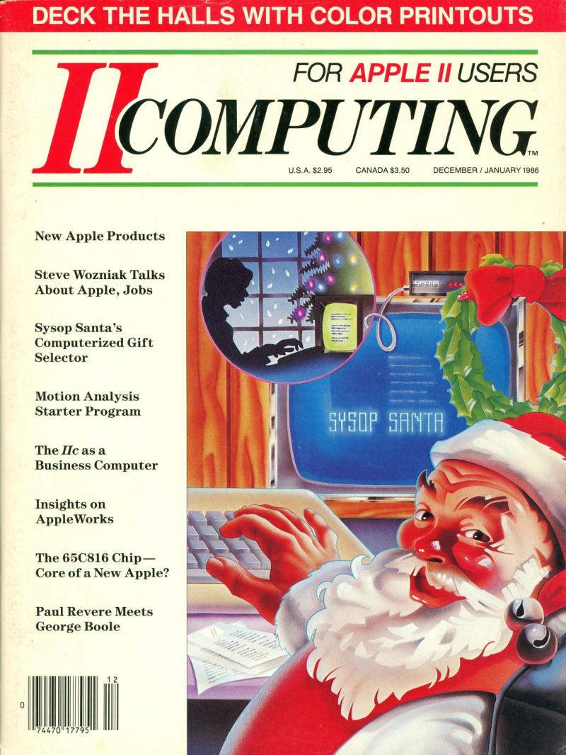 II Computing Vol 1 No 2 Dec 85 Jan 86 — page 1