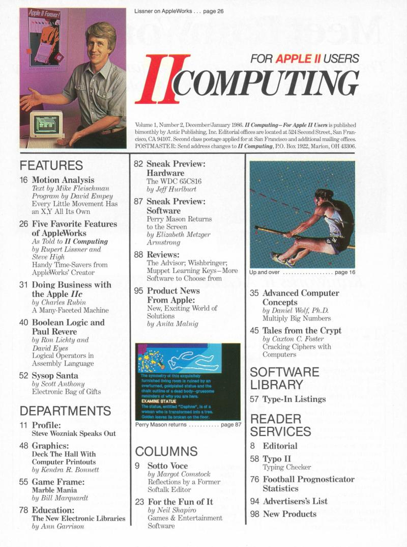 II Computing Vol 1 No 2 Dec 85 Jan 86 — page 5