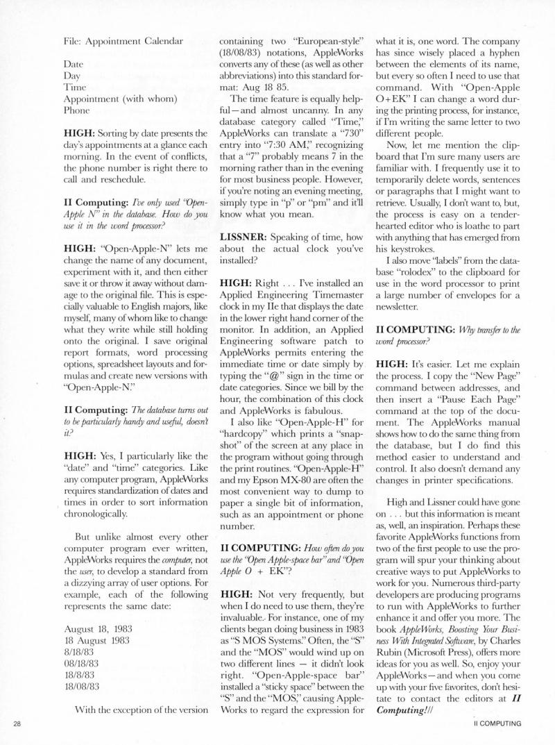 II Computing Vol 1 No 2 Dec 85 Jan 86 — page 30