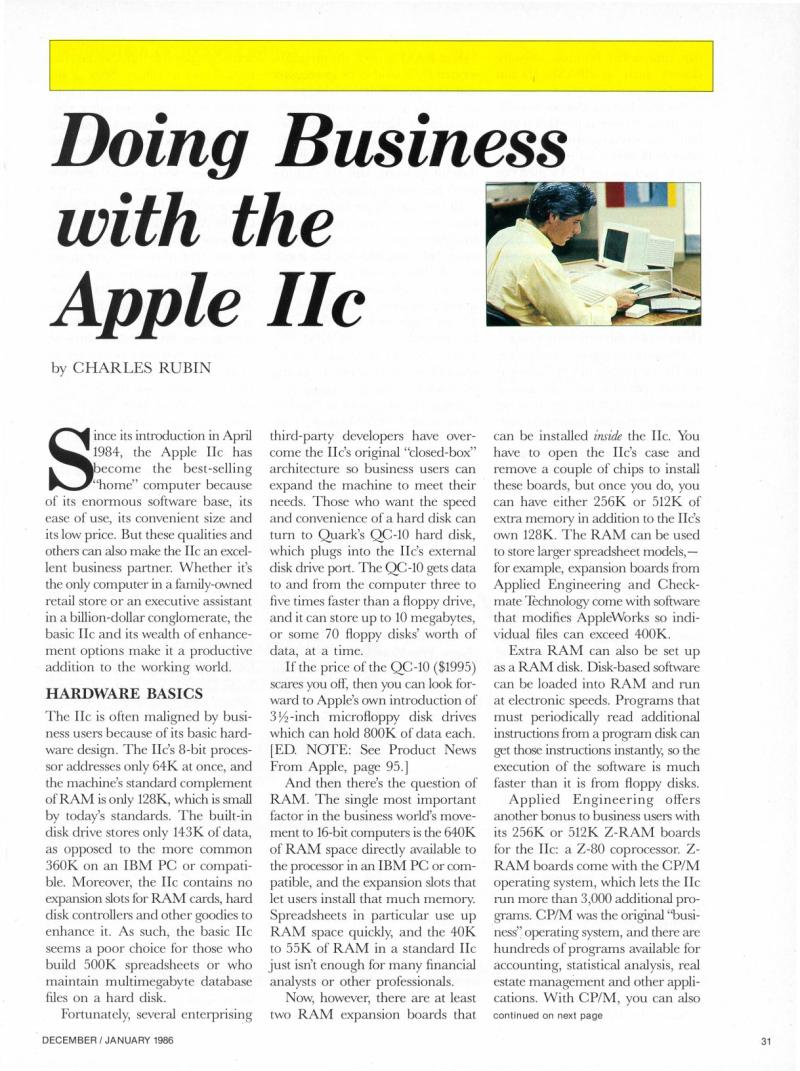 II Computing Vol 1 No 2 Dec 85 Jan 86 — page 33