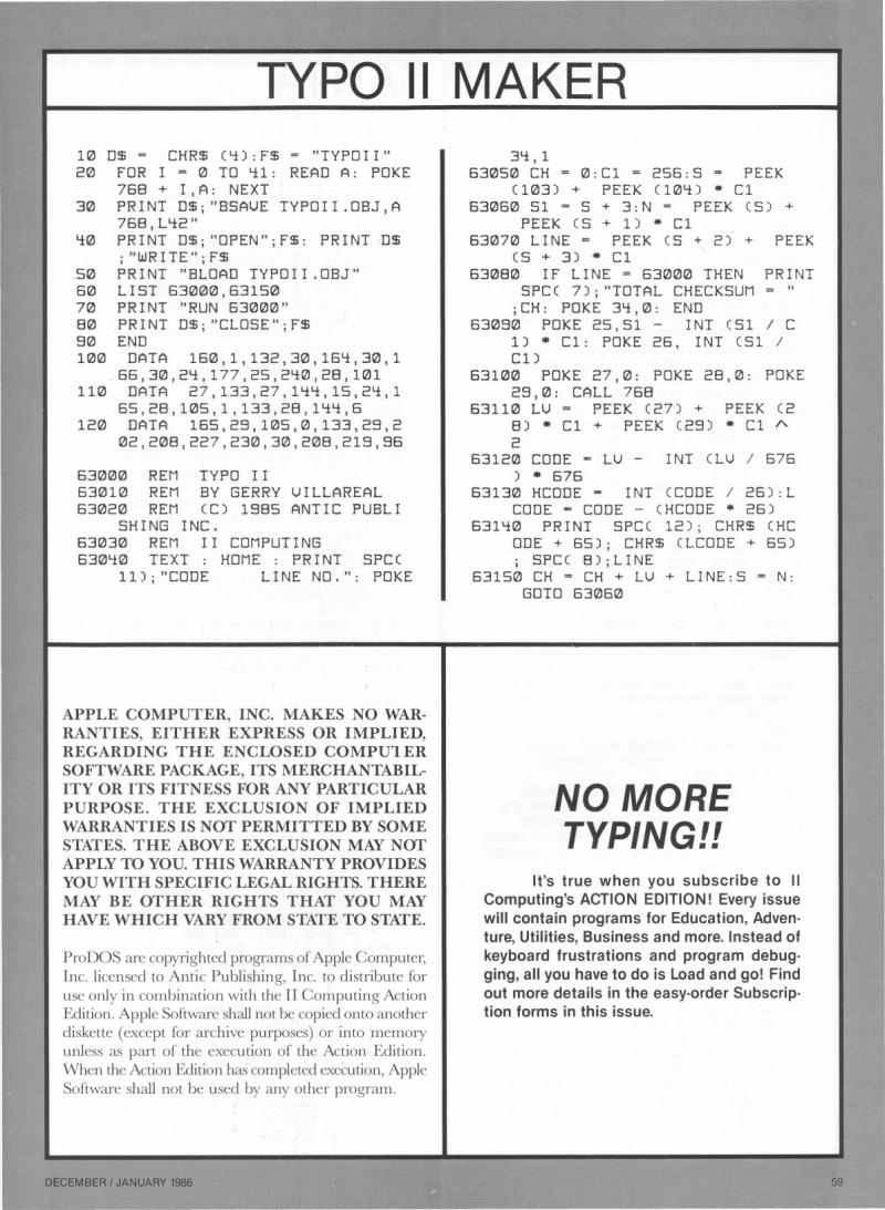 II Computing Vol 1 No 2 Dec 85 Jan 86 — page 61